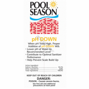 50-7005 8/CS 5# POUCH POOL SEASON PH DOWN (HGH-50-7005)